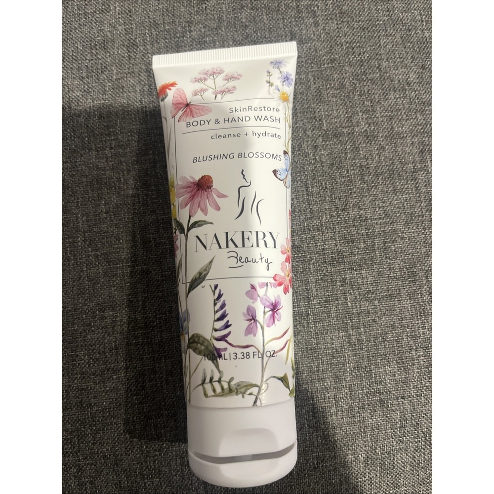 Nakery Beauty SkinRestore Body & Hand Wash Blushing Blossoms 3.38 oz